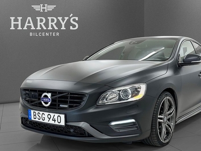 Volvo S60T6 AWD Black R R-Design Värmare Backkamera 2014, Sedan