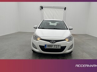 Hyundai i20 1.2 84hk Premium Värmare Sensorer Låg-Skatt