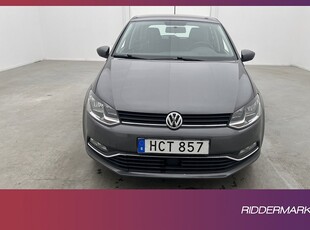 Volkswagen Polo 1.2 TSI 90hk Bluetooth Låg-Skatt 0.47L/Mil