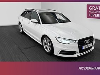 Audi A6 Avant 2.0 TDI S-Line Pano Värmare Skinn/Alcantara