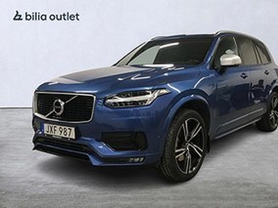 Volvo XC90 T6 R-Design 7-sits Drag B-kam VOC Pano BLIS Navi