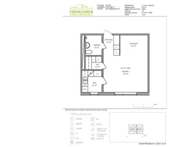 Hyr ett 1-rums lägenhet på 36 m² i Sundbyberg