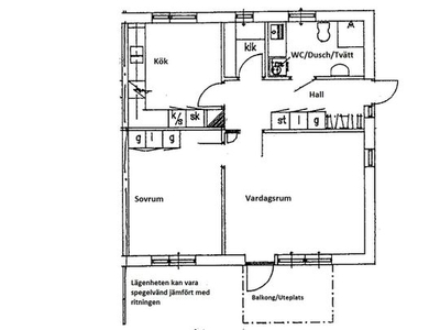 Hyr ett 2-rums lägenhet på 65 m² i Glimåkra