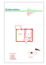1 rums lägenhet i Uddevalla