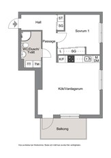 Apartment - Fridensborgsvägen Solna