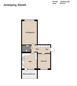 Apartment - Tornfalksgatan Jönköping