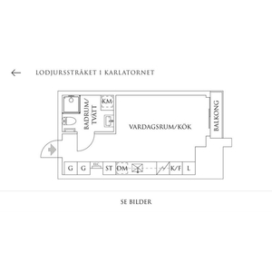 Hyr ett 1-rums lägenhet på 25 m² i Göteborg