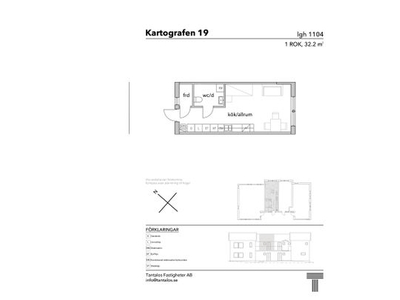 Hyr ett 1-rums lägenhet på 32 m² i Västerås