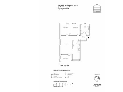 Hyr ett 3-rums lägenhet på 79 m² i Gävle