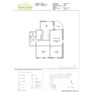 Hyr ett 3-rums lägenhet på 90 m² i Sundbyberg