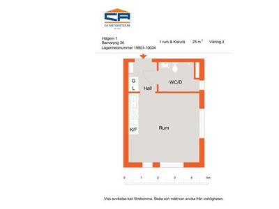 Hyr ett 1-rums lägenhet på 25 m² i Jönköping