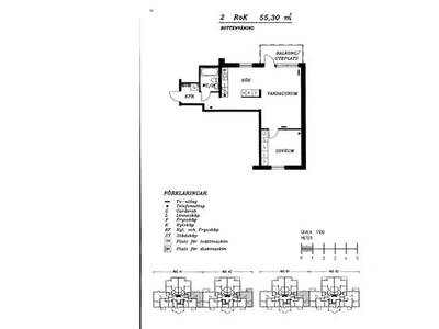 Hyr ett 2-rums lägenhet på 55 m² i Piteå