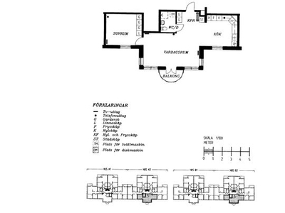 Hyr ett 2-rums lägenhet på 62 m² i Piteå