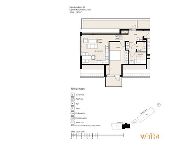 Hyr ett 3-rums lägenhet på 74 m² i Västerås