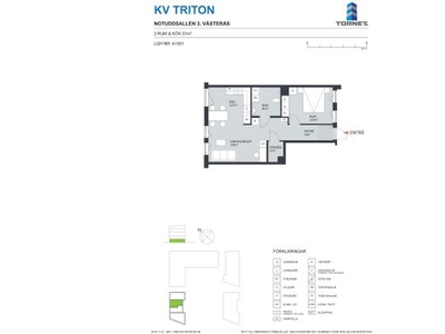 Hyr ett 2-rums lägenhet på 57 m² i Västerås