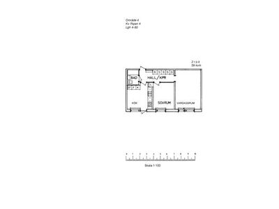 Hyr ett 2-rums lägenhet på 59 m² i Arvidsjaur