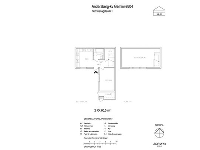 Hyr ett 2-rums lägenhet på 60 m² i Gävle