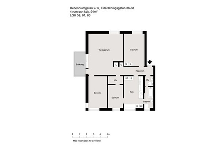 Hyr ett 4-rums lägenhet på 94 m² i Göteborg