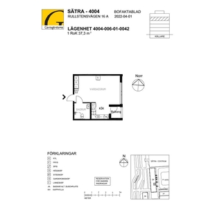 Hyr ett 1-rums lägenhet på 37 m² i Gävle