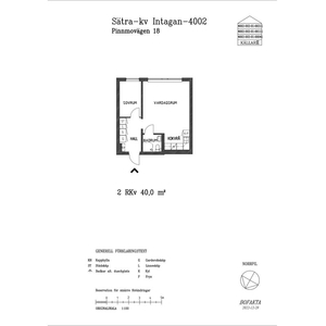 Hyr ett 2-rums lägenhet på 40 m² i Gävle