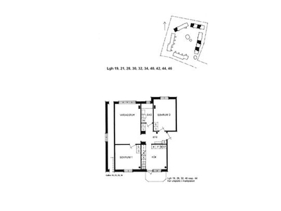 Hyr ett 3-rums lägenhet på 76 m² i Umeå