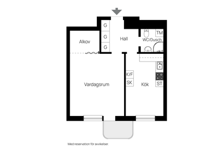 Lägenhet till salu på S:t Olofsgatan 62B i Uppsala - Mäklarhuset