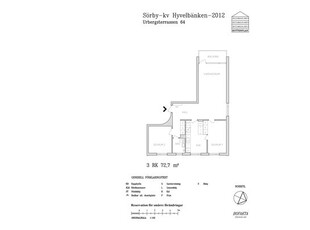 Hyr ett 3-rums lägenhet på 72 m² i Gävle