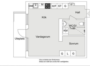 1 rums lägenhet i Älvsjö