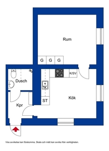 2 rums lägenhet i Uppsala