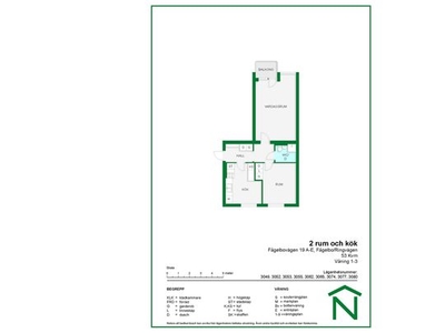 Hyr ett 1-rums lägenhet på 53 m² i Nyköping