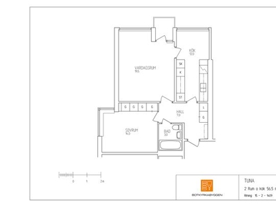 Hyr ett 2-rums lägenhet på 56 m² i Asarum