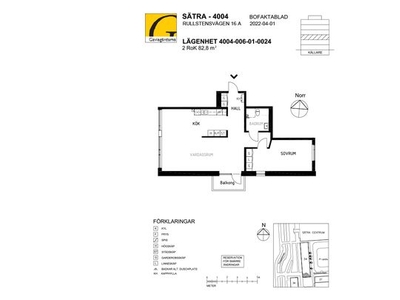 Hyr ett 2-rums lägenhet på 82 m² i Gävle