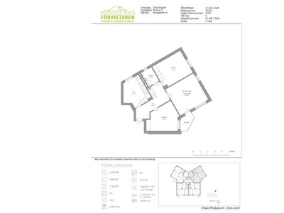 Hyr ett 3-rums lägenhet på 79 m² i Sundbyberg