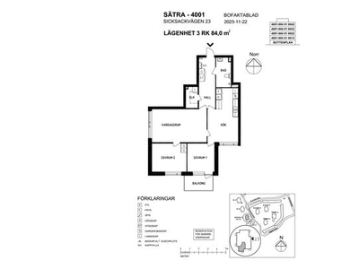 Hyr ett 3-rums lägenhet på 84 m² i Gävle