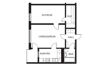 Hyr ett 1-rums lägenhet på 48 m² i Stockholm