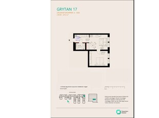 Hyr ett 2-rums lägenhet på 49 m² i Nykvarn