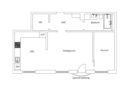 Apartment - Andersvägen Solna