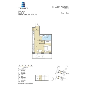 Hyr ett 1-rums lägenhet på 44 m² i Västerås