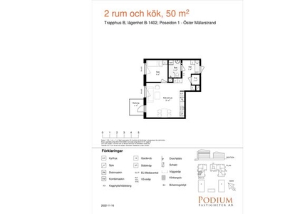 Hyr ett 2-rums lägenhet på 50 m² i Västerås