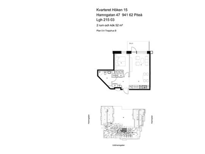 Hyr ett 2-rums lägenhet på 52 m² i Piteå