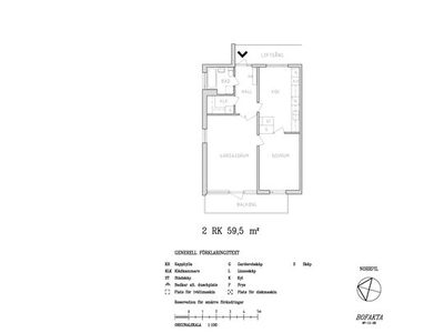 Hyr ett 2-rums lägenhet på 59 m² i Hedesunda