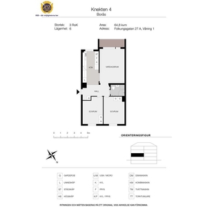 Hyr ett 3-rums lägenhet på 68 m² i Vänersborg