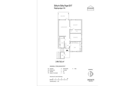 Hyr ett 3-rums lägenhet på 78 m² i Gävle