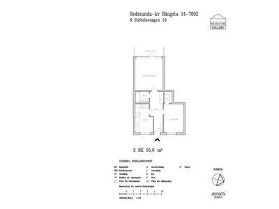 Hyr ett 2-rums lägenhet på 55 m² i Hedesunda