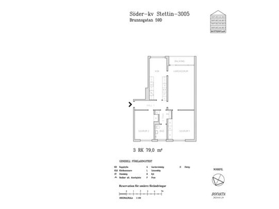 Hyr ett 3-rums lägenhet på 79 m² i Gävle