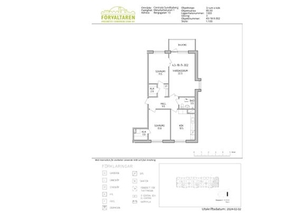 Hyr ett 3-rums lägenhet på 80 m² i Sundbyberg