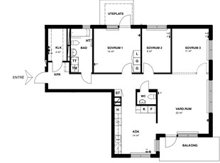 Apartment - Sjöflygvägen Täby