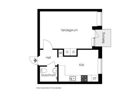 Lägenhet till salu på Johan Nybergs Väg 16 C i Härnösand - Mäklarhuset