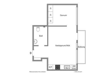 Lägenhet till salu på Askängsbacken 56 i Bromma - Mäklarhuset