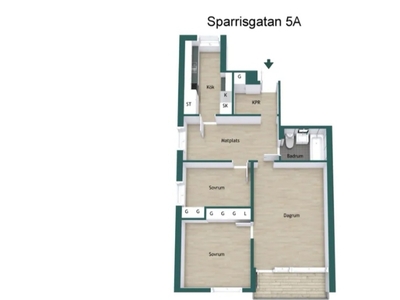 Apartment - Sparrisgatan Uppsala